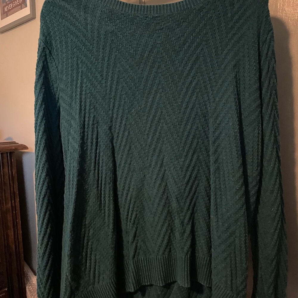 Market & Spruce Teal Knit Sweater